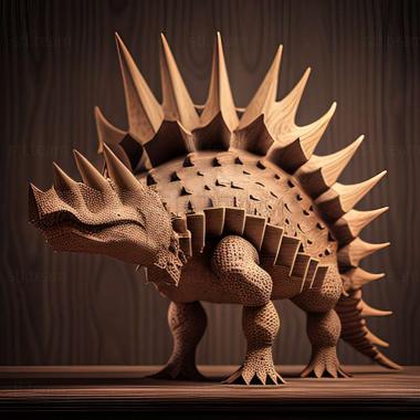 3D модель Стегозавр (STL)